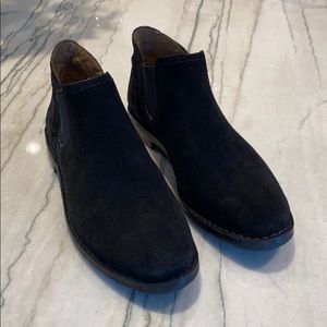 Trask Allison Chelsea Black Suede Bootie Size 7